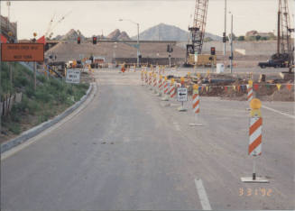 Traffic Control Northbound Mill Avenue at Abut #1