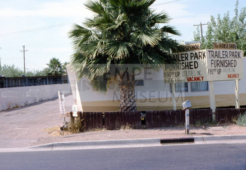 Horseshoe Trailer Park, 2001 E. Apache Blvd.