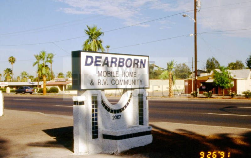 Dearborn Trailer Park, 2067 E. Apache Blvd.