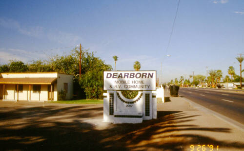 Dearborn Trailer Park, 2067 E. Apache Blvd.