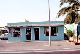 Anstine Real Estate and Jim's Barber Shop, 2083 and 2085 E. Apache Blvd.