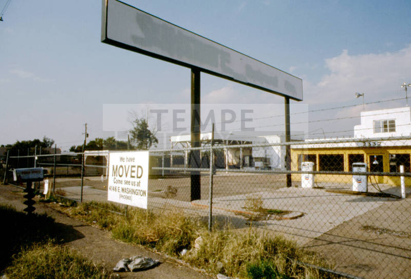 Abandoned Service Station, 2332 E. Apache Blvd.