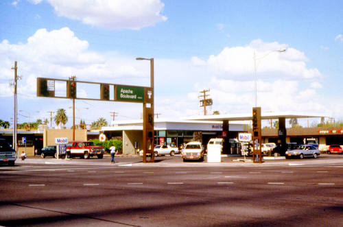 Gas Station, Rural Rd. and Apache Blvd.