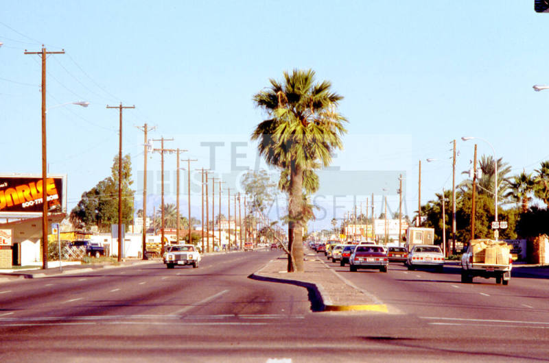 Intersection of McClintock Dr. and Apache Blvd.