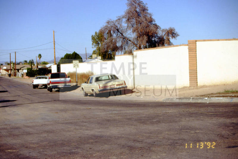 Wall at 2401 E. Apache Blvd.