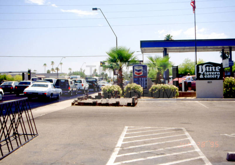 Intersection, Apache Blvd. and Rural Road