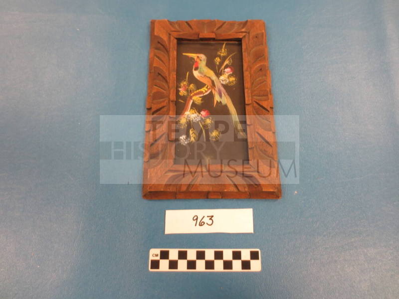 Framed Painting of Bird