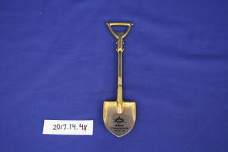 Miniature Shovel "Metro Groundbreaking Feb. 2005"