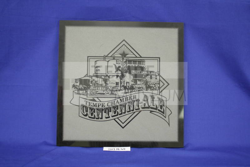 Four Peaks Tempe Chamber of Commerce Centennial Ale label plaque