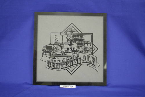 Four Peaks Tempe Chamber of Commerce Centennial Ale label plaque
