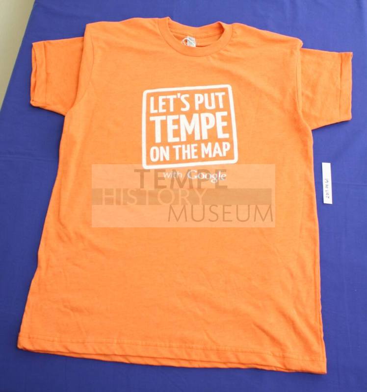 T- shirt, Let's put Tempe on the map with Google