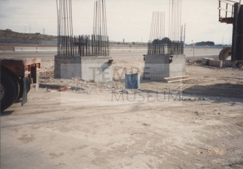 Setting Pier 4 Cap Forms
