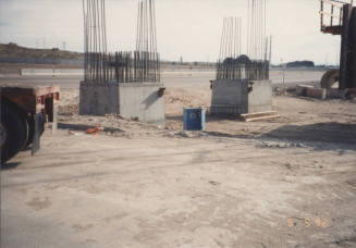 Setting Pier 4 Cap Forms