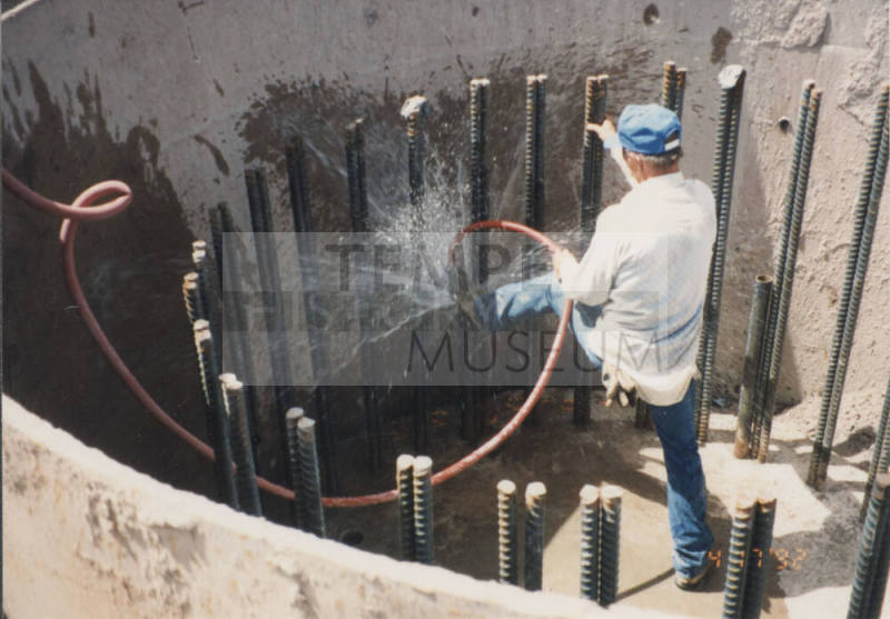 Filling Sonic Tubes (Grout) Pier 2 D/S