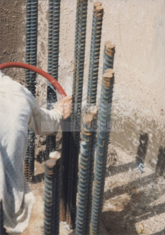 Filling Sonic Tubes (Grout) Pier 3 D/S