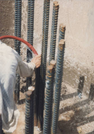 Filling Sonic Tubes (Grout) Pier 3 D/S