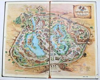 Bound Illustrated Map - Legend City