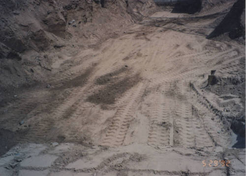 H-Piles in Southeast Wall Footing Area