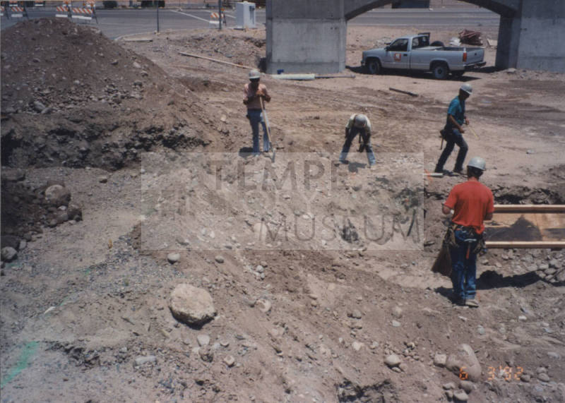 Excavation for Span 1 Falsework Footings