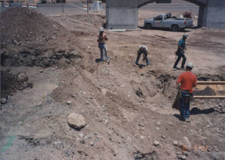 Excavation for Span 1 Falsework Footings