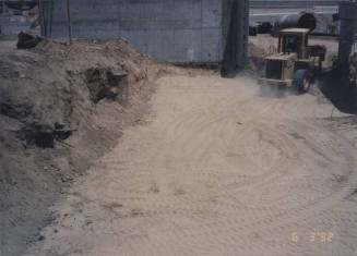 Final Grading Southeast Retaining Wall Footing
