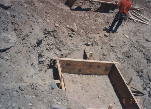 Span 1 Falsework Footings