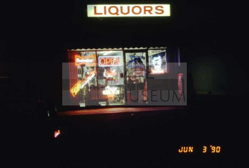 Liquor store, location unknown