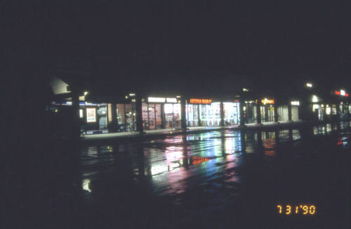Strip mall, location unknown