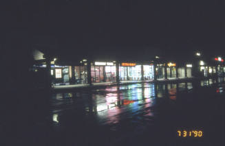 Strip mall, location unknown