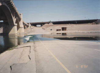 100 cfs Flow Over Northbound Mill Avenue - Salt River
