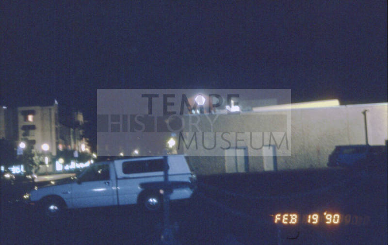 Shopping center, unknown location.