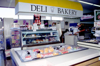 Customer in Deli, Stabler's Market, University Dr. and Mill Ave.