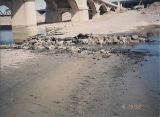 Dewater Mill Avenue Bridge Site - Across Northbound Mill Avenue