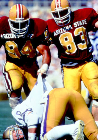 ASU football players