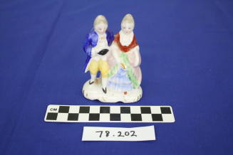 China figurine man and woman