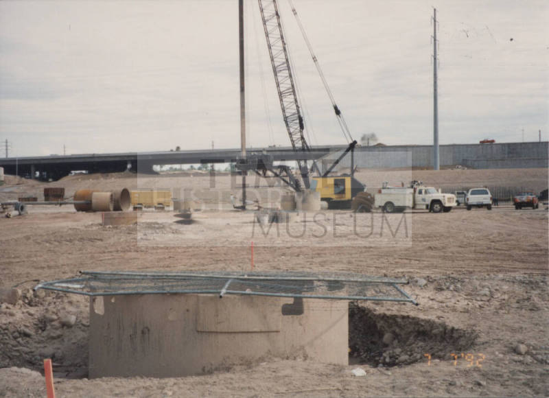 Drilling Pier 6 Shafts