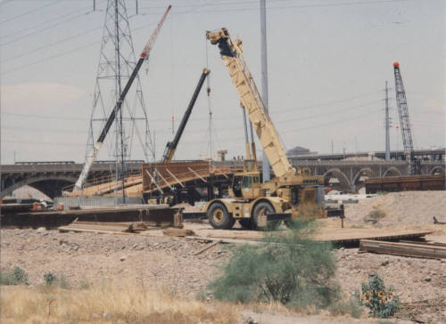 Setting Stem Wall Forms Girder 6 - Span 1