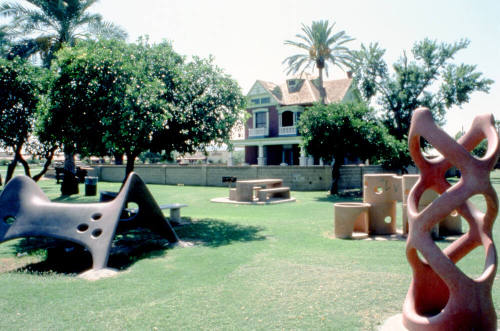 Playground next to Petersen House