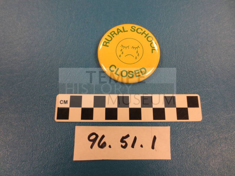 Button - "Rural School Closed"