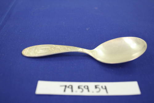 Engraved baby spoon