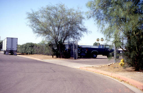 Parking area, 1700 S. Kachina Dr.