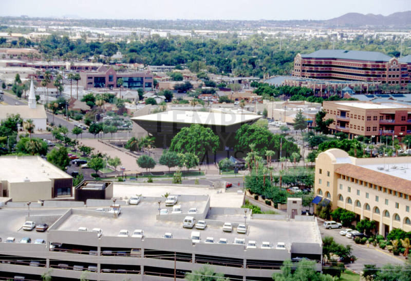 Downtown Tempe, from Hayden Butte, before the Brickyard