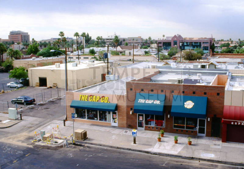 Buildings south of 6th St. and Mill Ave.