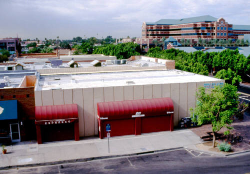 Buildings south of 6th St. and Mill Ave.