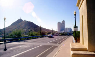 Hayden Butte from Mill Ave. bridge