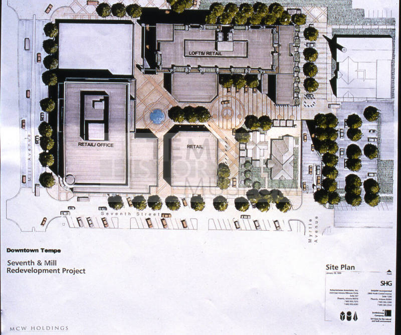 Mill and 7th St. Redevelopment Sketch