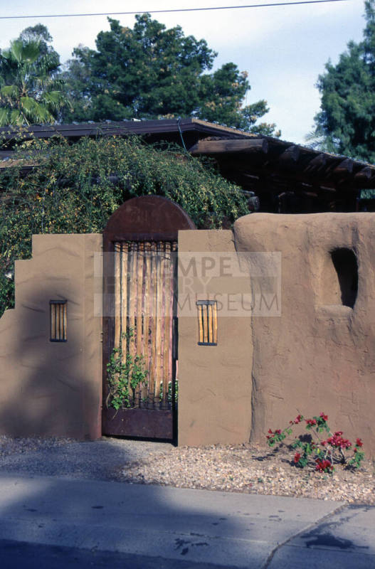 Gate at 599 W. 5th St. residence