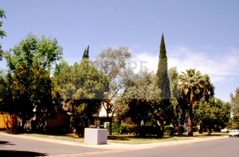 Picture of an unknown corner in Tempe, possibly one street is S. Farmer