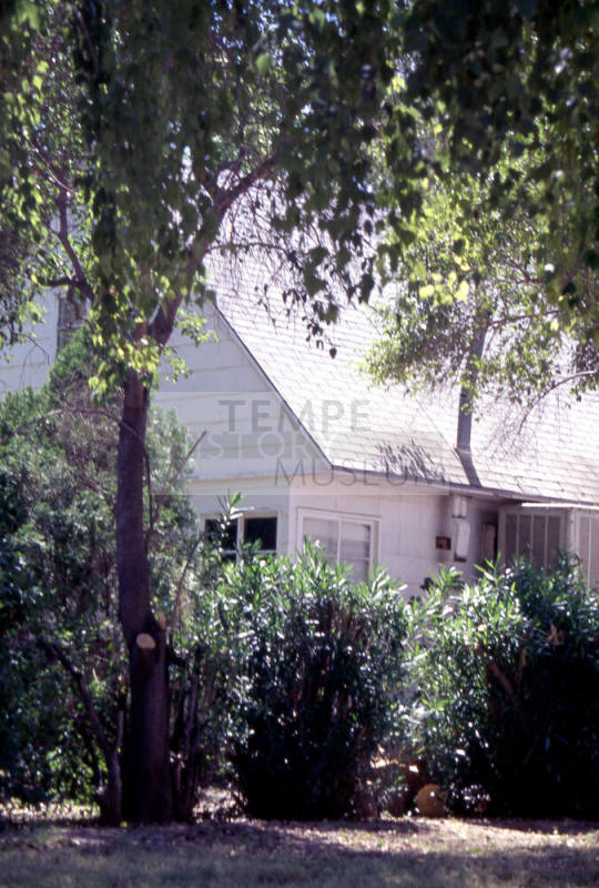 Corner of residence, 1110 S. Farmer Ave.