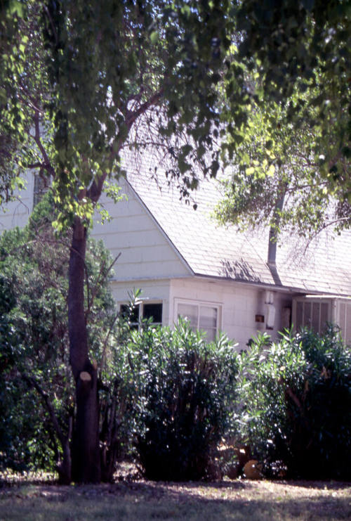 Corner of residence, 1110 S. Farmer Ave.